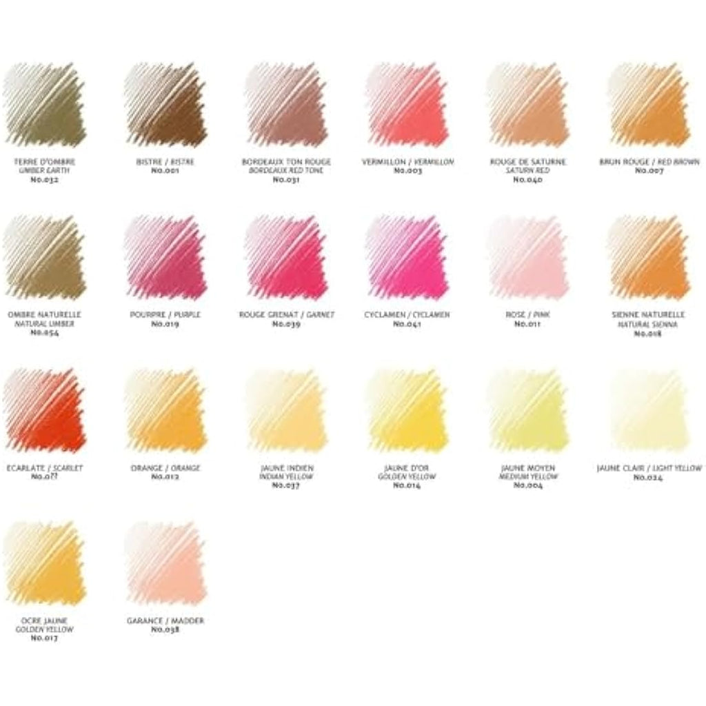 Conte a Paris Pastel Pencil Set - Assorted Colors - Set of 48 Pencils