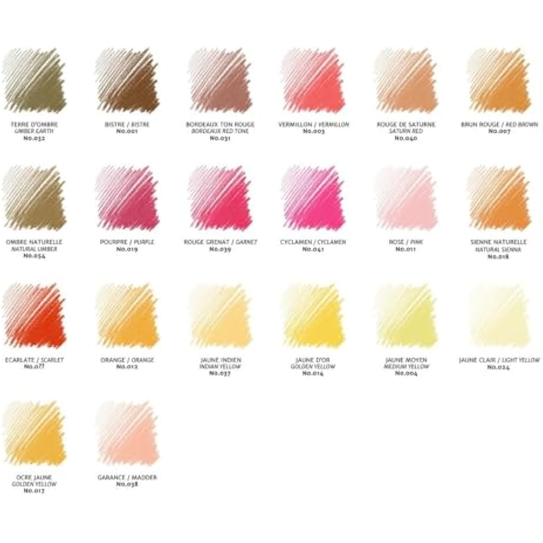 Conte a Paris Pastel Pencil Set - Assorted Colors - Set of 48 Pencils