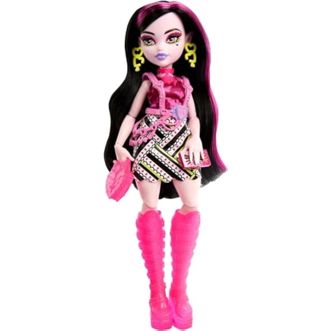 Monster High Draculaura Doll - Skulltimate Secrets Neon Frights Locker Set