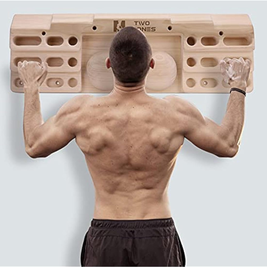 Wooden Rock Climbing Hangboard – Finger Strength Trainer
