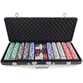 Grimaud World Poker Tour Set | 500 Chips in Black Aluminium Briefcase