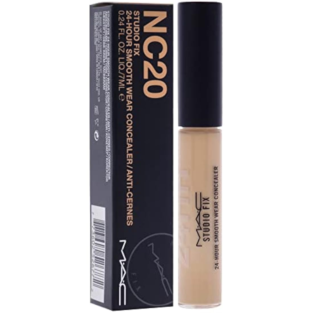 MAC Studio Fix 24-Hour Smooth Wear Concealer - NC20 Matte Finish 7ml