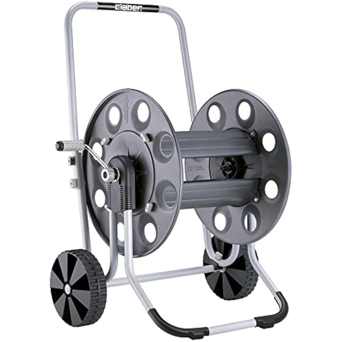 Claber Metal Gemini Hose Reel Cart – Heavy-Duty 130m Capacity