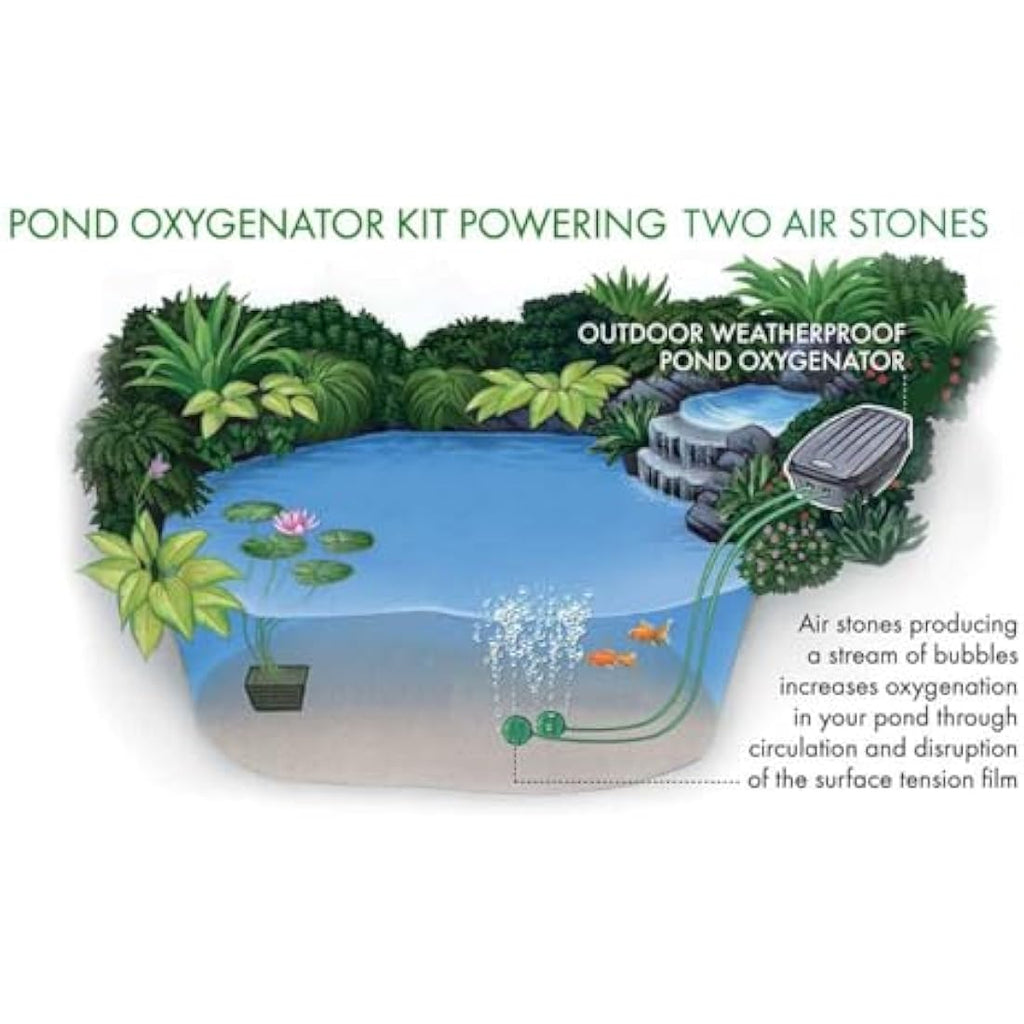 Blagdon Pond Water Oxygenator Kit | 2 Outlet Weatherproof Aerator