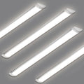 5FT LED Batten Light – 50W Slim Surface Mount 4000K, 4 Pack
