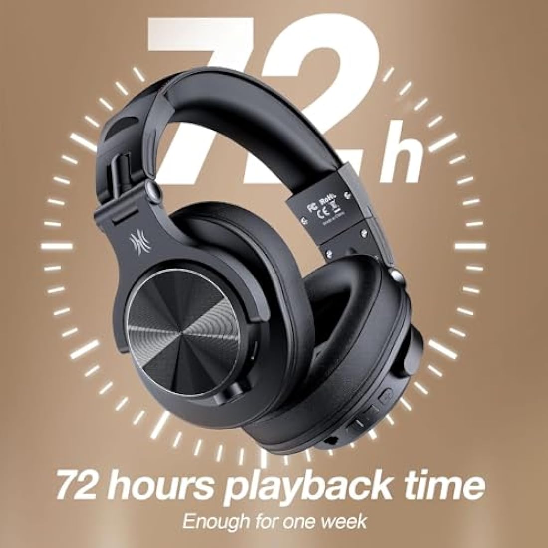 OneOdio A70 Over Ear DJ Headphones | 72H Wireless Studio Monitor