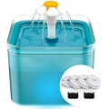 AONBOY Cat Water Fountain - 2L Automatic Pet Dispenser with 6 Filters