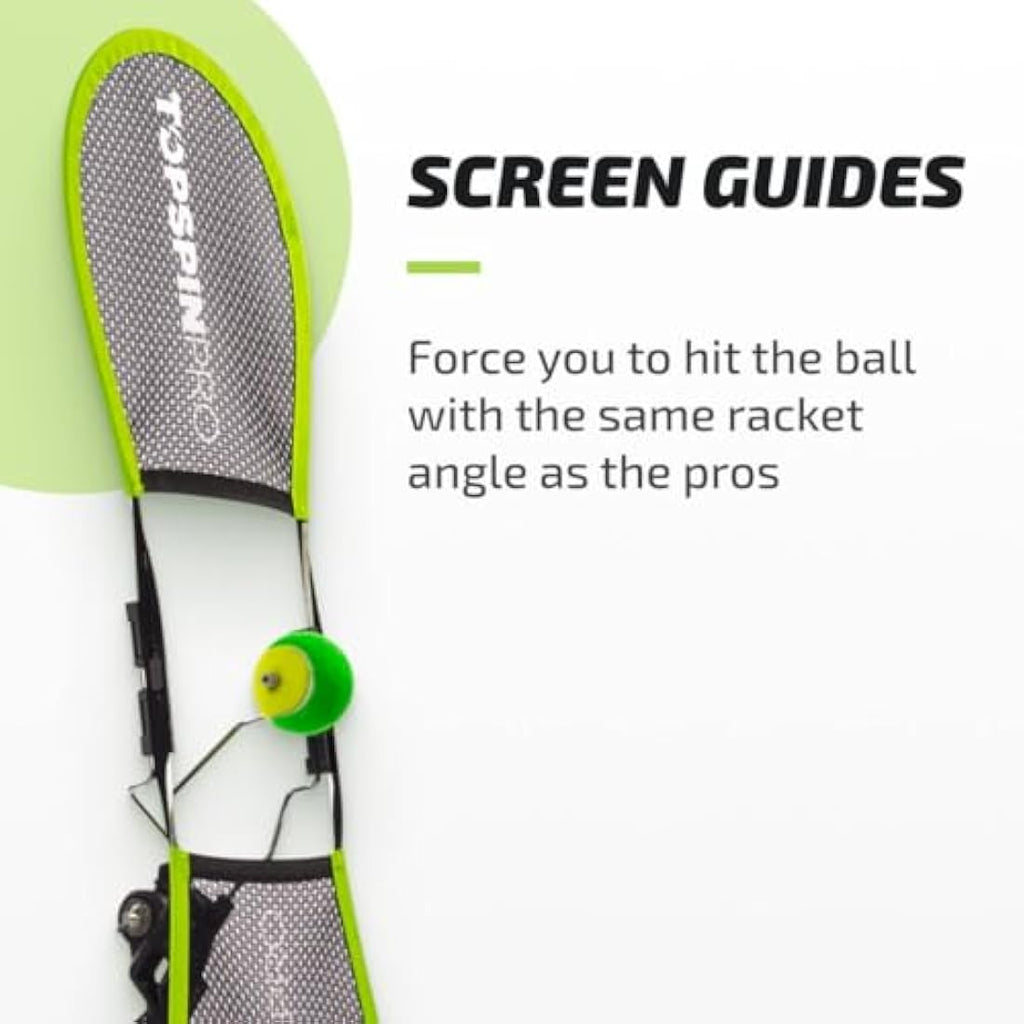 TopspinPro Tennis Training Aid – Adjustable Height Groundstroke Coach