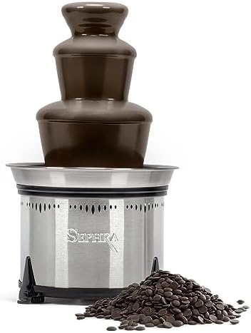 Sephra Dark Belgian Couverture Chocolate Callets for Fountains - 907g