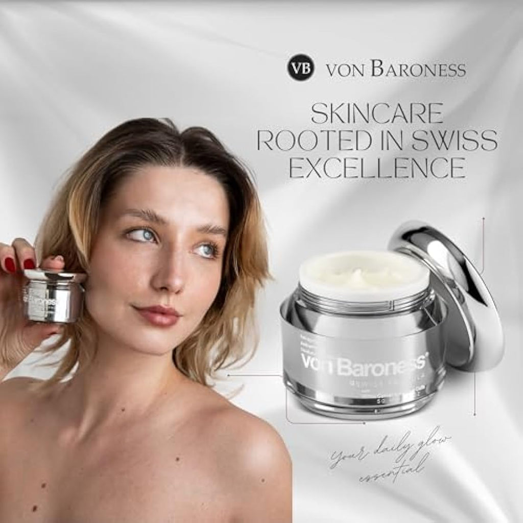 Von Baroness Anti-Aging Face Cream | White Caviar & Retinol Moisturizer
