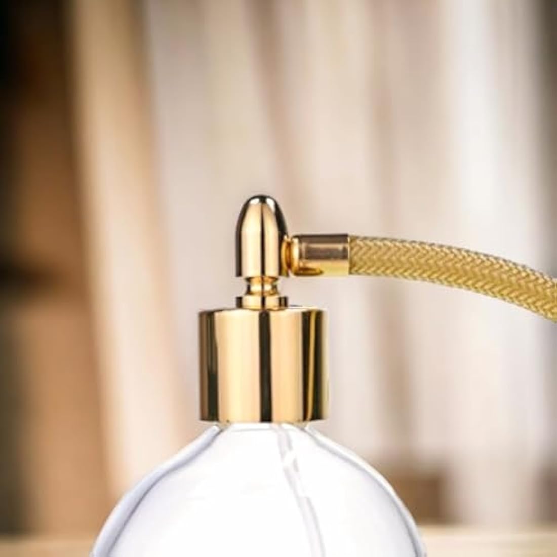 78ml Glass Perfume Atomizer with Gold Tassel and Funnel