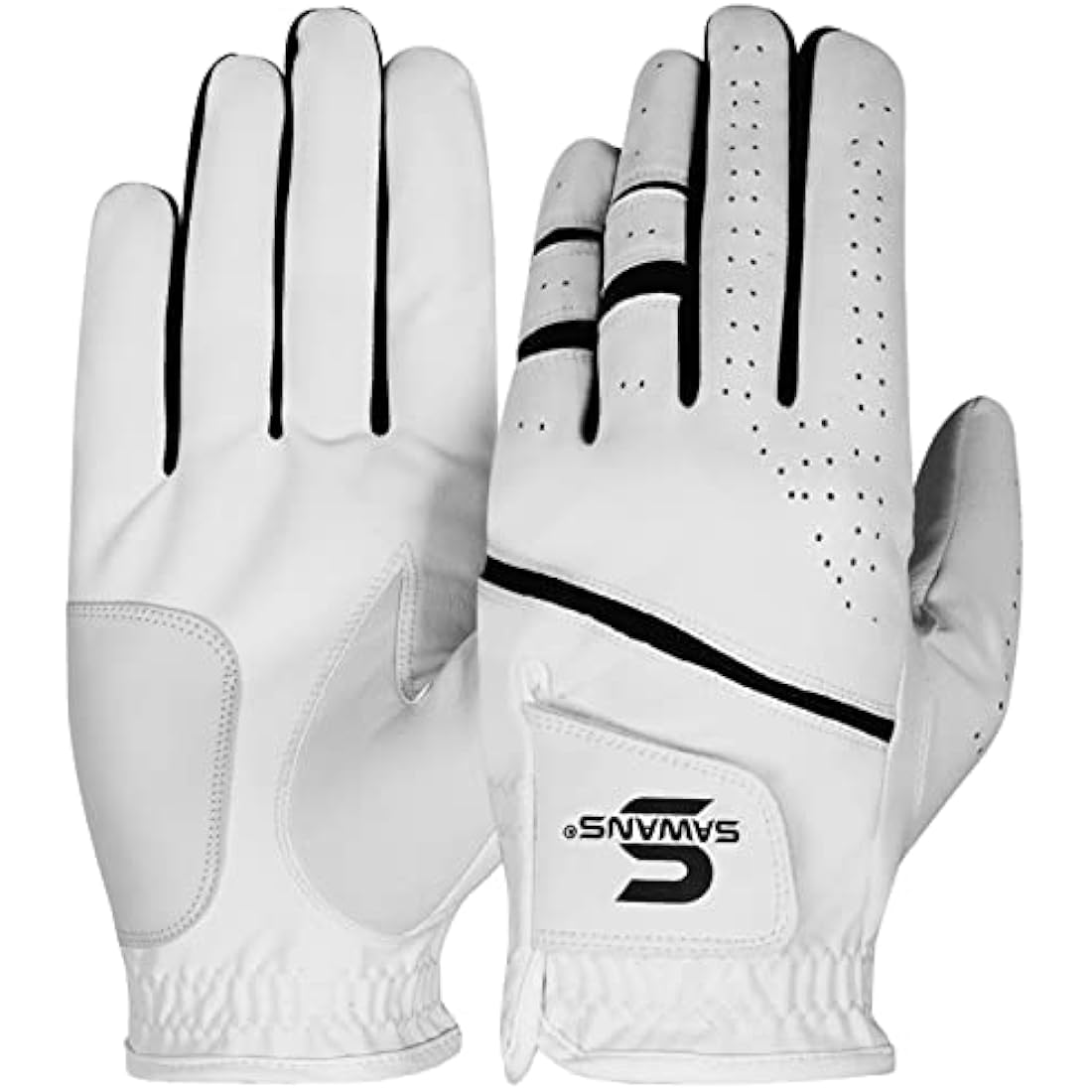 Men's Premium Leather Golf Glove – Non-Slip All Weather Grip