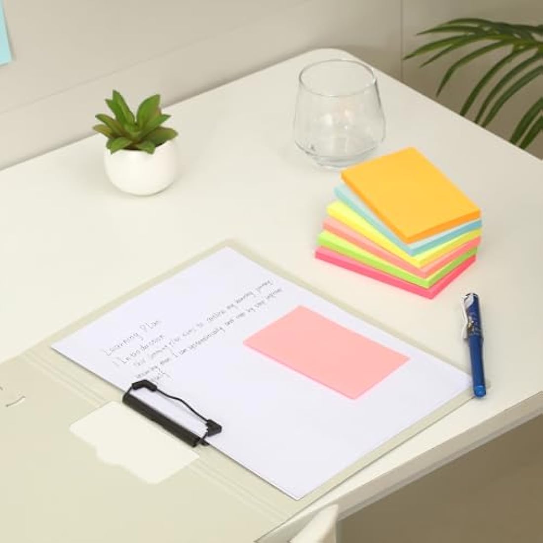 3x5 Large Sticky Notes | 24 Bulk Pads Neon Self-Stick Pads