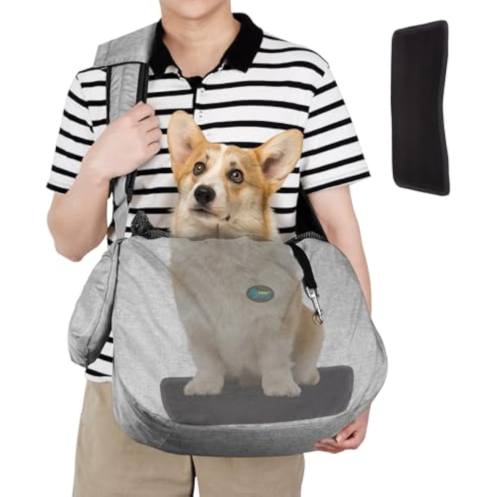 Ownpets Pet Sling Carrier – Hands-Free Adjustable Dog & Cat Travel Bag