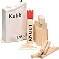 Toyfel Knuut XXL Kubb Game - FSC Pine Wood Outdoor Set with Carrying Bag