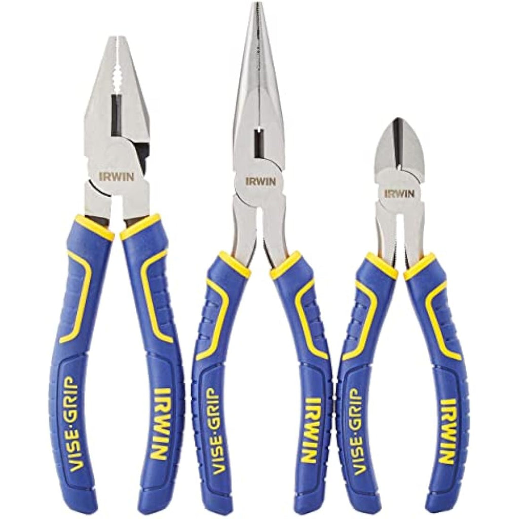 Irwin Vise-Grip Pro Plier Set with ProTouch Handles - 3 Piece Kit