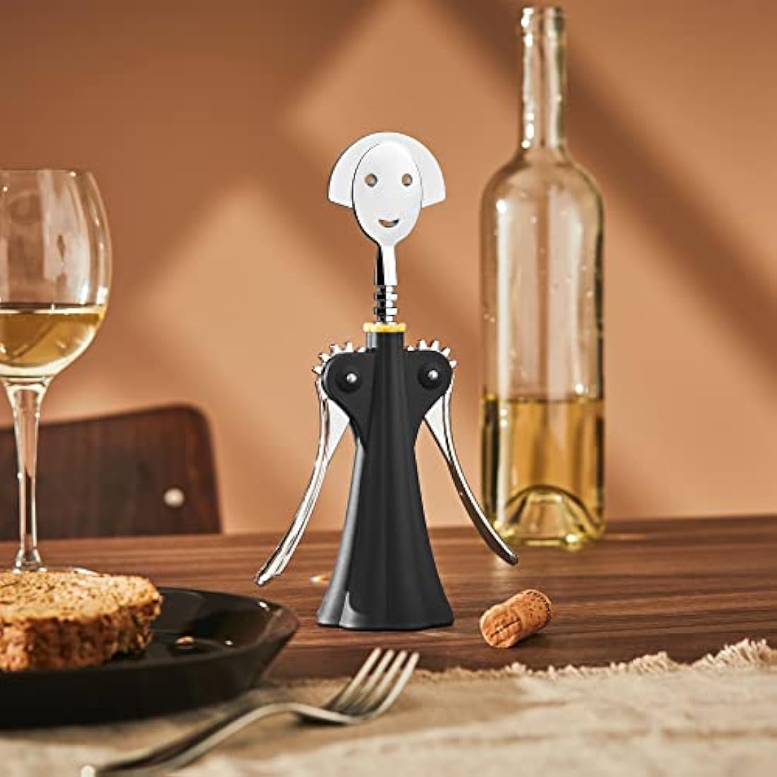 Alessi Anna G. Corkscrew – Alessandro Mendini Design, Black Resin