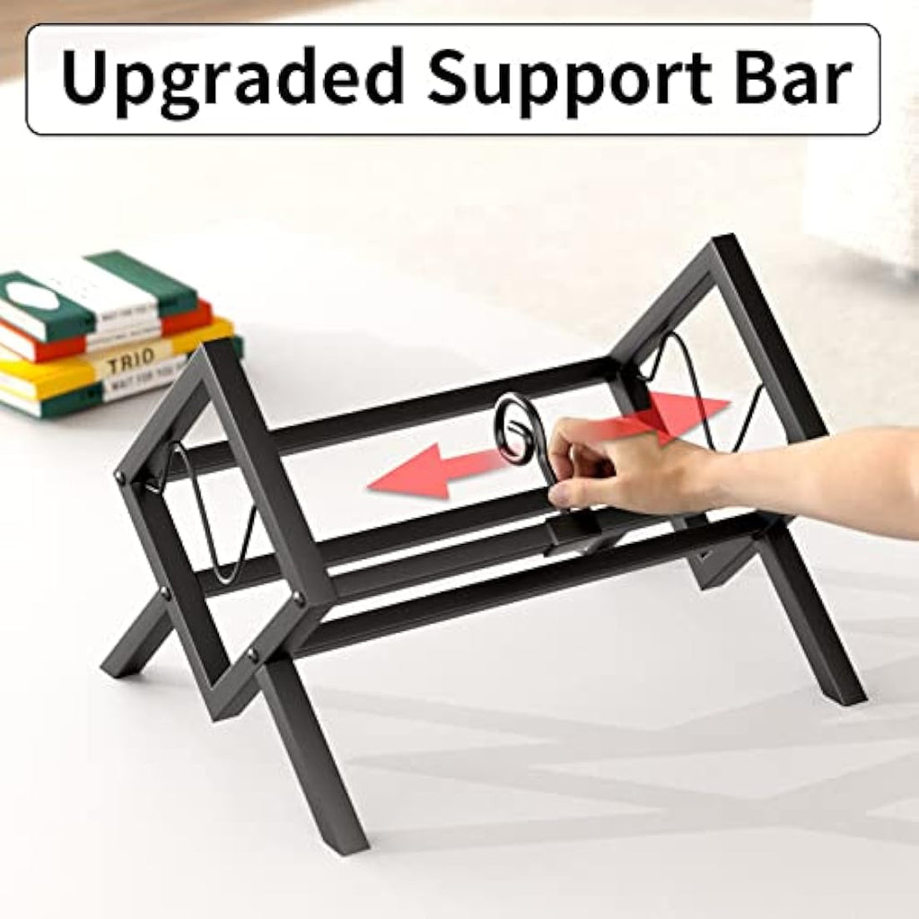 Vinyl Record Storage Holder – Metal 80-100 LP Album Stand