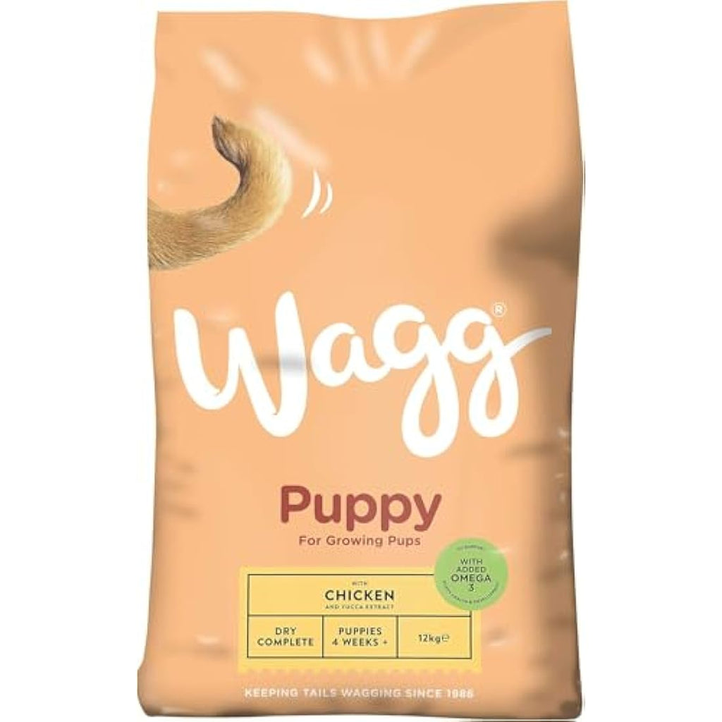 Wagg Complete Puppy Dry Dog Food – Turkey & Rice Formula, 12kg