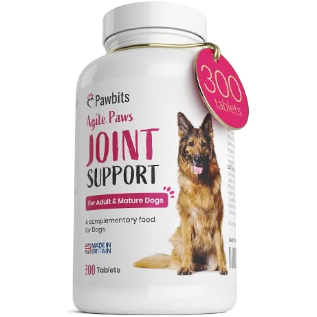 Senior Dog Hip & Joint Supplement - 300 Glucosamine Tablets