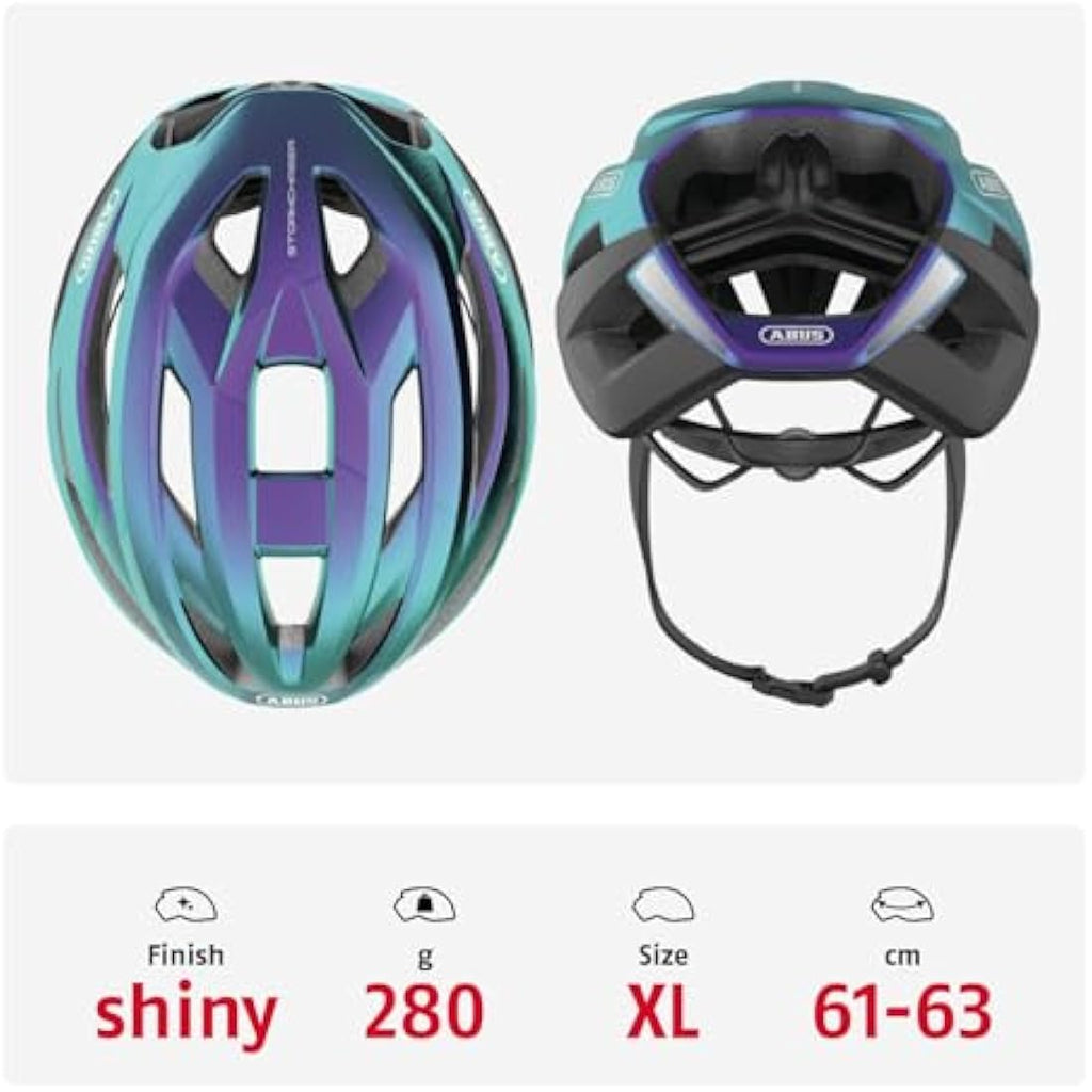 ABUS StormChaser Road Bike Helmet – Lightweight Vented Cycling Helmet