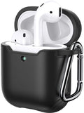 JETech AirPods Case (1st & 2nd Gen) – Shockproof TPU Cover with Keychain