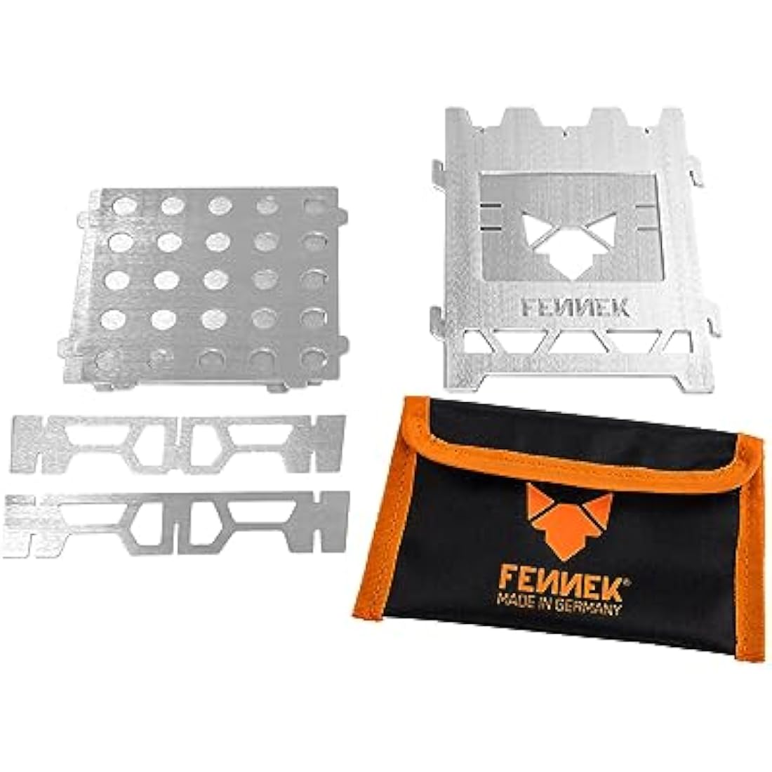 FENNEK Hobo Solo Portable Stove | Ultralight Stainless Steel Wood Burner