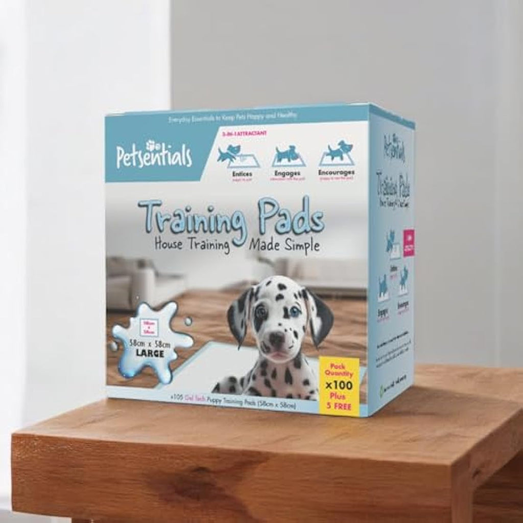 Jolof Store Leakproof Puppy Training Pads - Quick Dry Dog Mats (105 Pack)