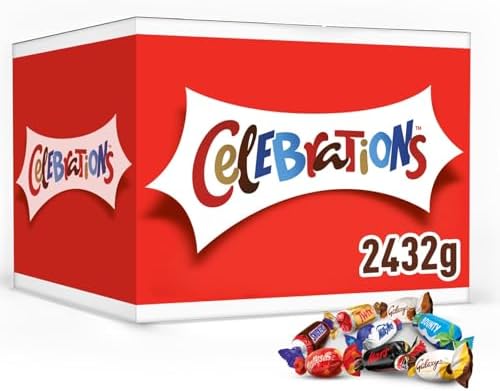Celebrations Bulk Chocolate Box - 2.4kg Assorted Mini Bars Gift Set