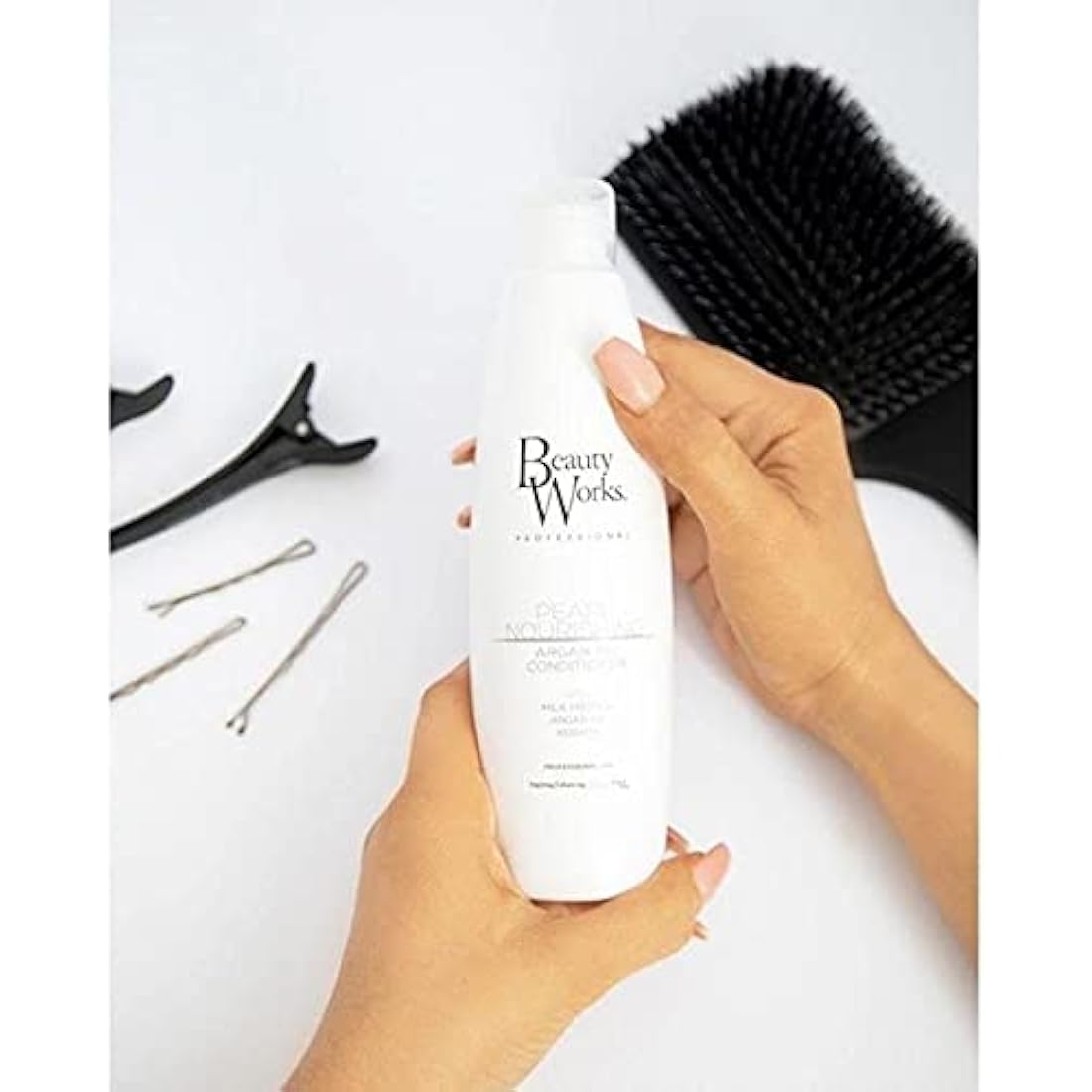 Beauty Works Pearl Nourishing Argan Oil Conditioner - 1 Litre Bottle