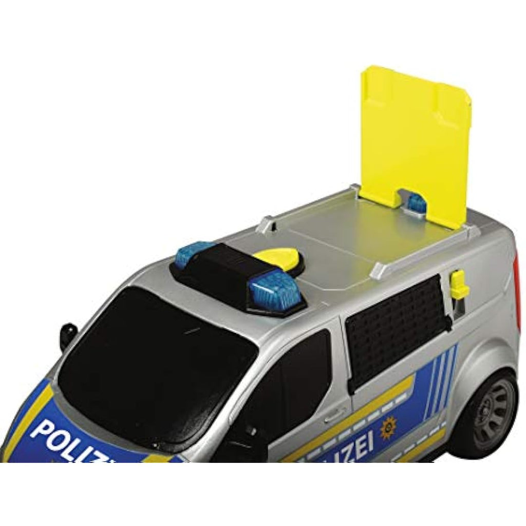 Dickie Toys Ford Transit Police Car – 28cm Toy Van with Siren and Lights