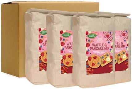 Jolof Store Waffle & Pancake Mix – 14kg Bulk Case for Catering