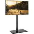 FITUEYES TV Floor Stand | Swivel Height Adjustable Mount for 32-60 Inch