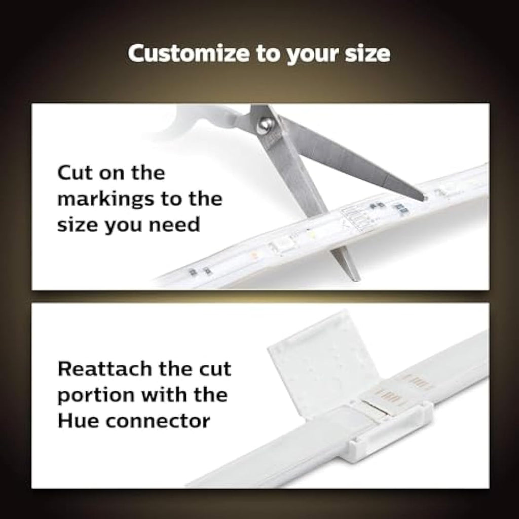 Philips Hue Lightstrip Plus v4 | 2m Smart LED White & Colour Ambiance