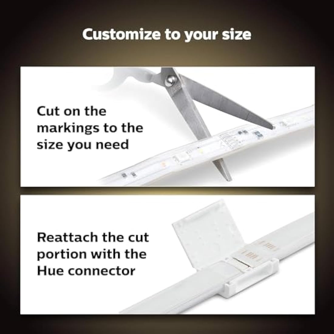 Philips Hue Lightstrip Plus v4 | 2m Smart LED White & Colour Ambiance