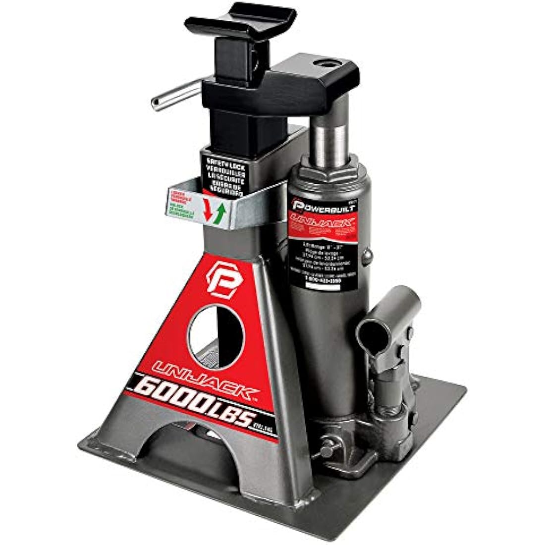Powerbuilt 3 Ton All-in-One Hydraulic Bottle Jack and Jack Stand