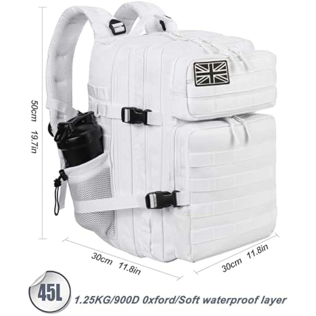 Military Tactical Backpack | 45L Waterproof Molle Rucksack