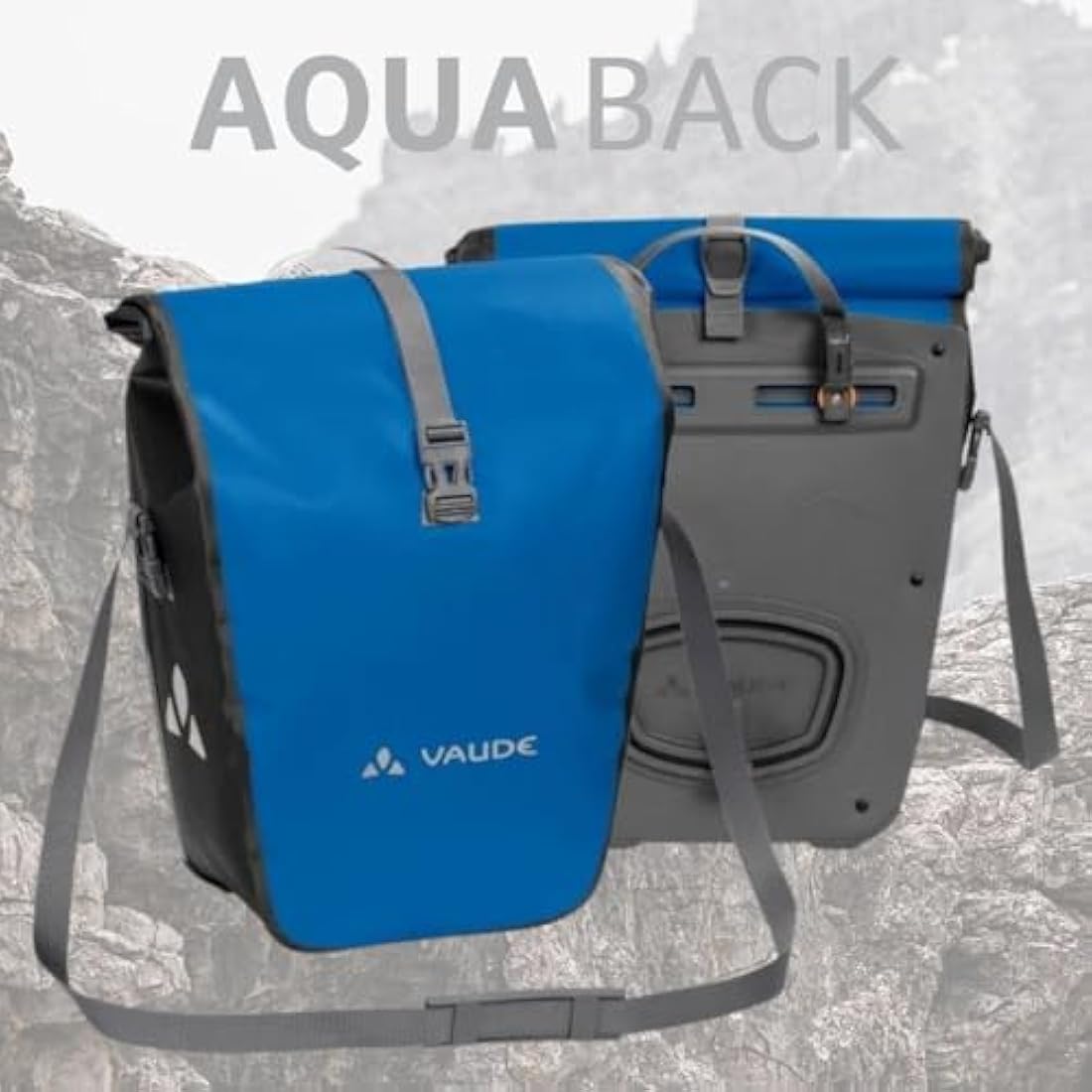 VAUDE Aqua Back Bike Panniers – Waterproof 48L PVC-Free Set of 2