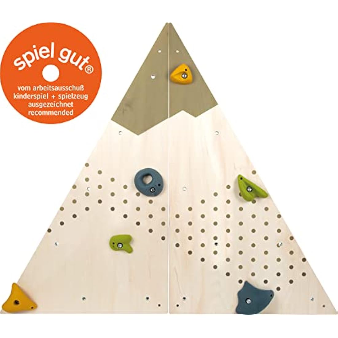 small foot Adventure Wooden Climbing Wall for Kids – Indoor Active Play