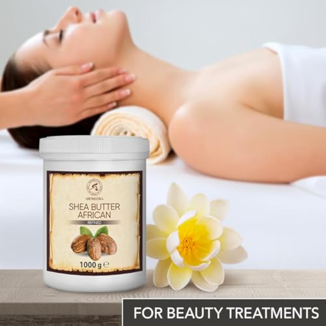 Jolof Store Refined Shea Butter 1000g – Pure Karite Body & Hair Care