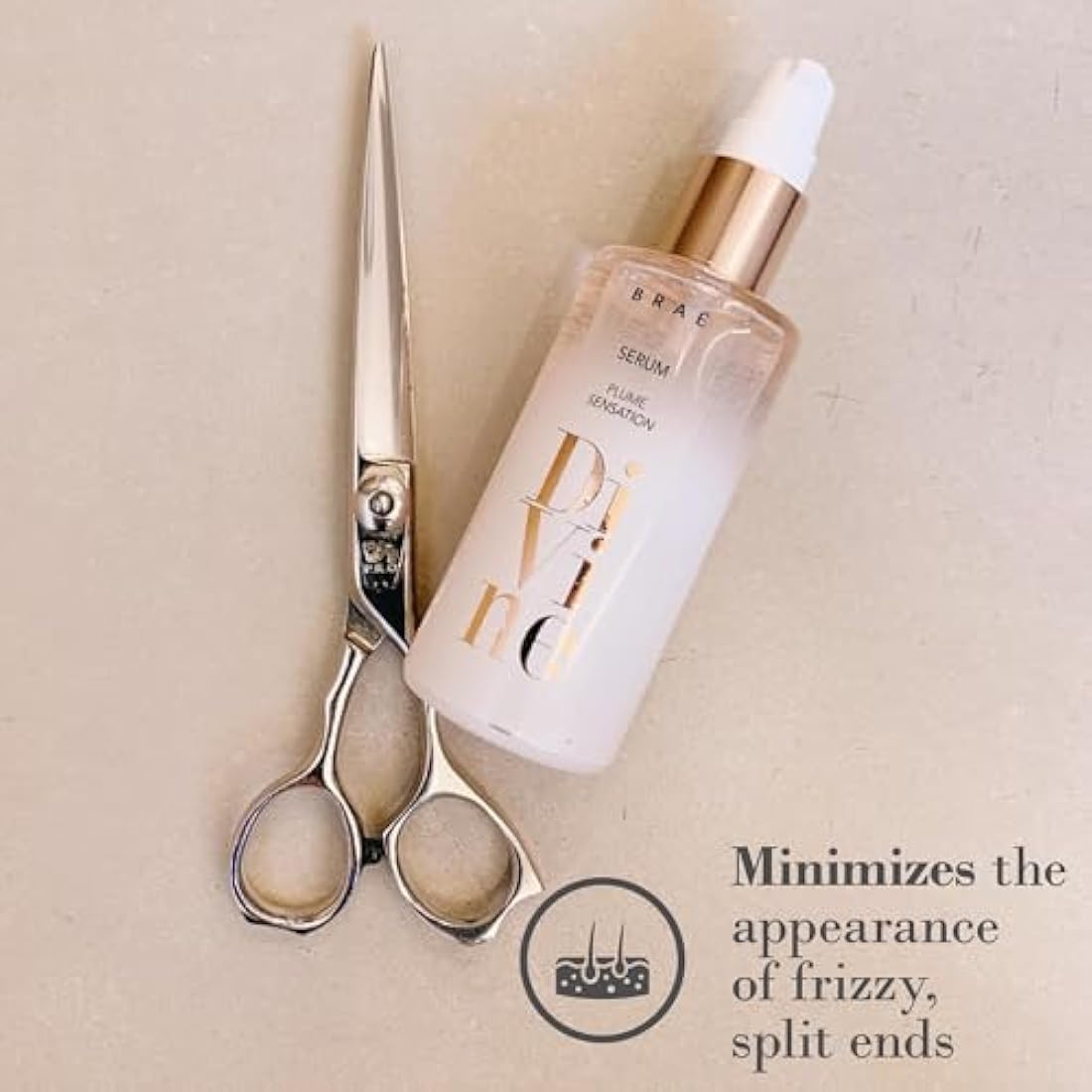 Brae Divine Plume Sensation Hair Serum – Frizz Control & Shine 60ml
