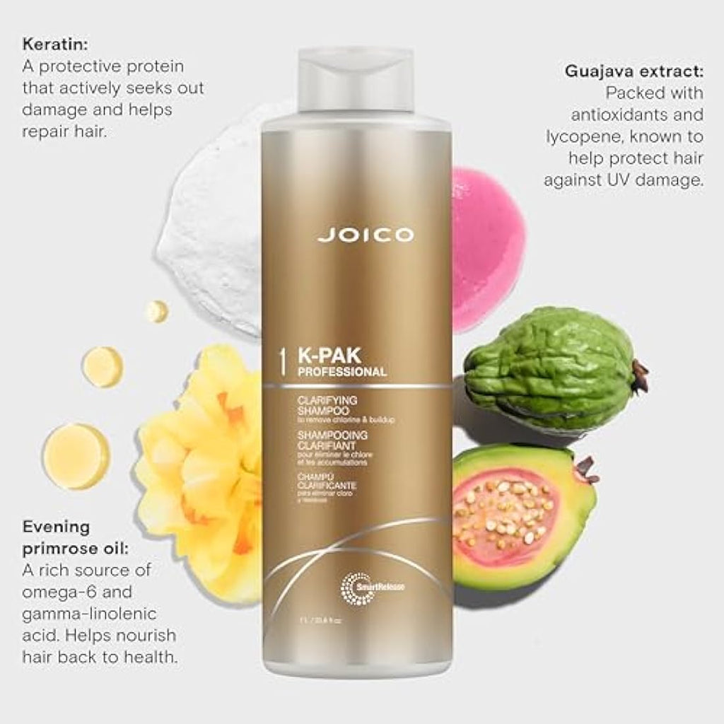 Joico K-Pak Clarifying Shampoo – Deep Cleansing & Detoxifying 1000ml