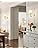 MRHYSWD Gold Wall Sconce Set of 2 | Modern Fabric Shade Indoor Lights