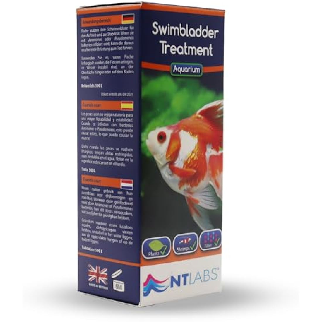 NT Labs Swimbladder Treatment – Fish Bacterial Infection Medicine (100ml)