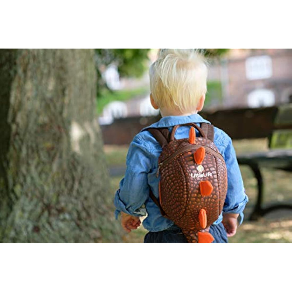 LittleLife Toddler Backpack with Safety Rein | Spike The Dinosaur