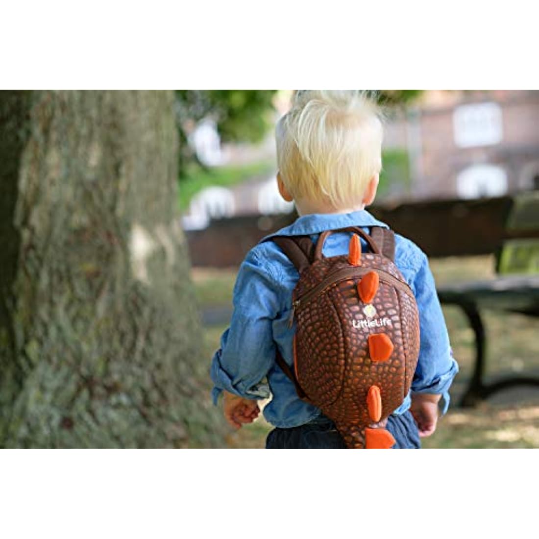 LittleLife Toddler Backpack with Safety Rein | Spike The Dinosaur
