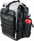 Nelson-Rigg Hurricane Waterproof Backpack & Tail Pack - 30L Black/Gray