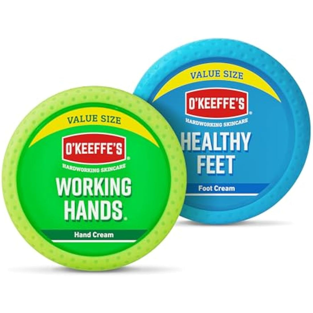 O'Keeffe's Working Hands & Healthy Feet Cream Twin Pack for Dry Skin