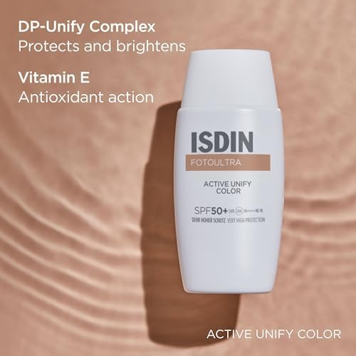 ISDIN FotoUltra 100 Active Unify Color SPF 50+ Tinted Facial Sunscreen
