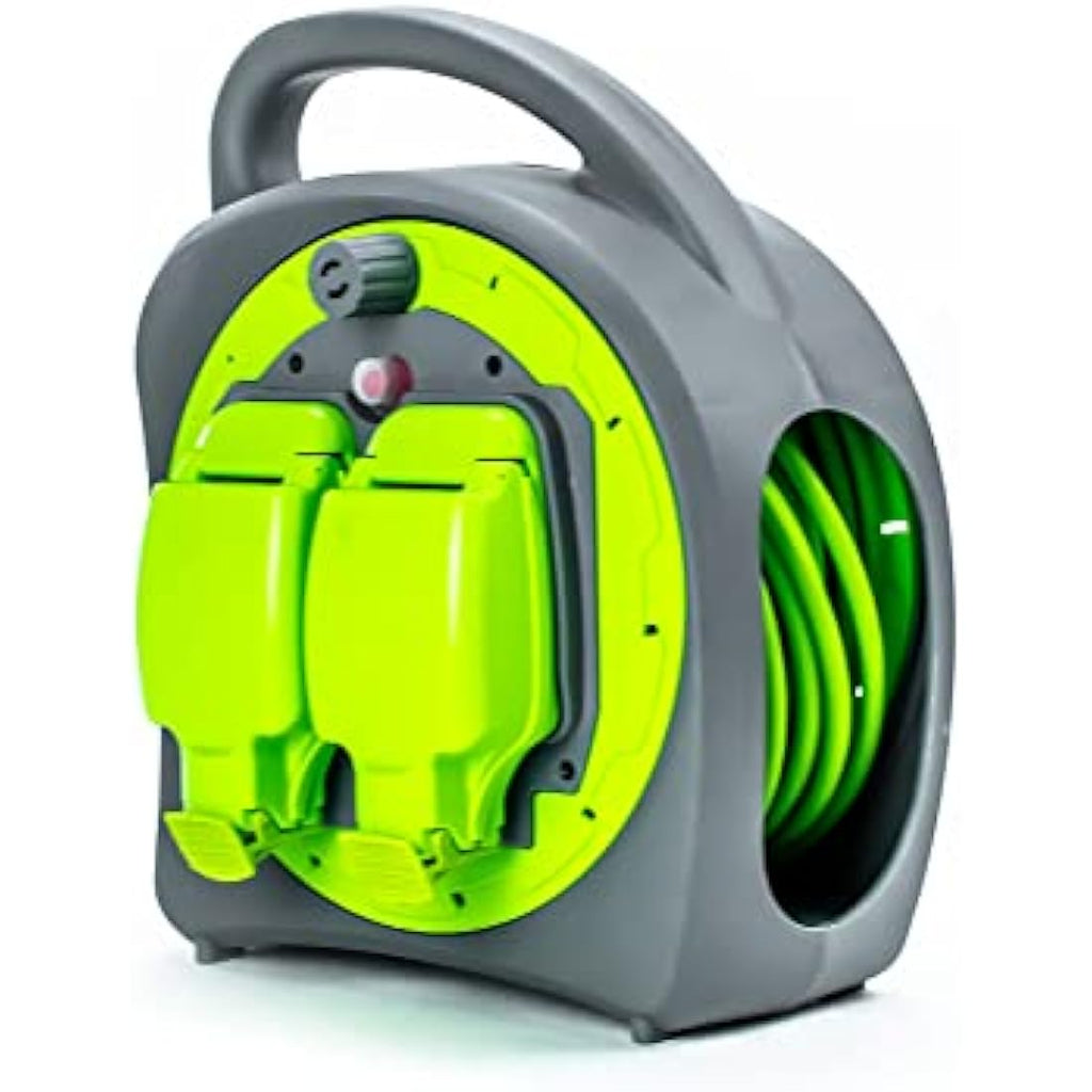 Status 20m Outdoor Cable Reel – IP54 Waterproof Heavy Duty Extension Lead